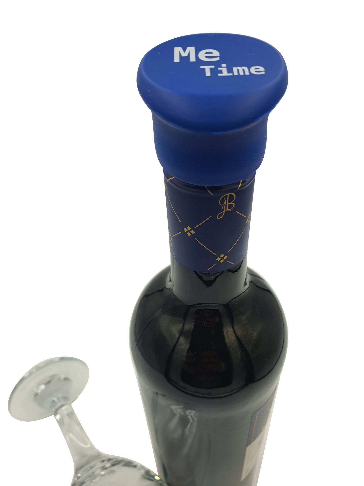 Regenachtig metalen compressie Wijnstoppers luchtdicht - verpakt per 5 stuks - Herbruikbare wijndoppen,  ook voor Water, Bier en Sterke Drank